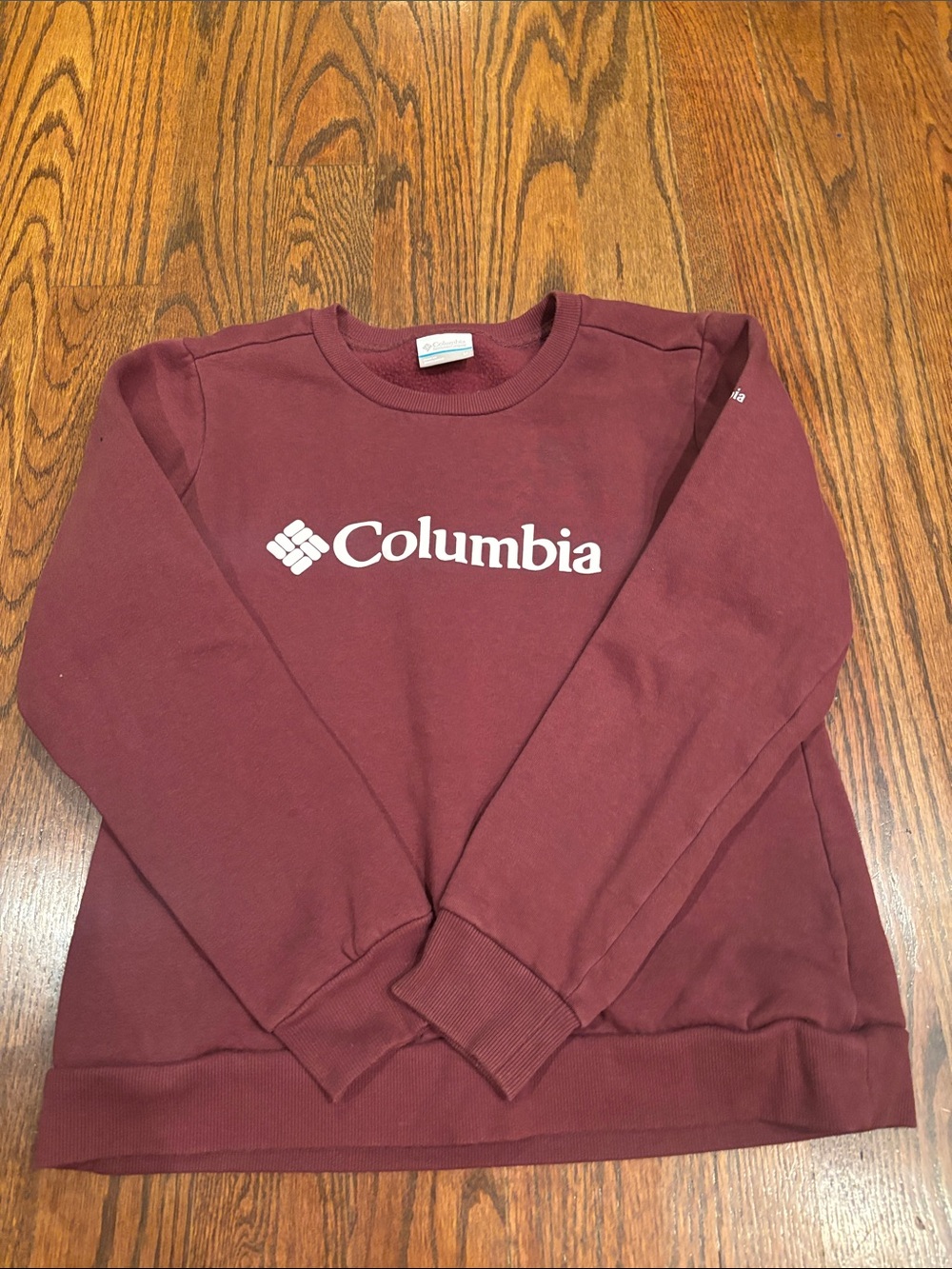 Columbia womenโs Maroon Logo Sweatshirt